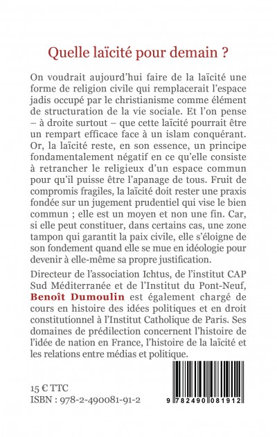 Quelle laïcité pour demain ?
