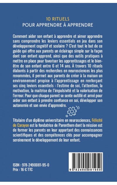 10 rituels pour apprendre à apprendre
