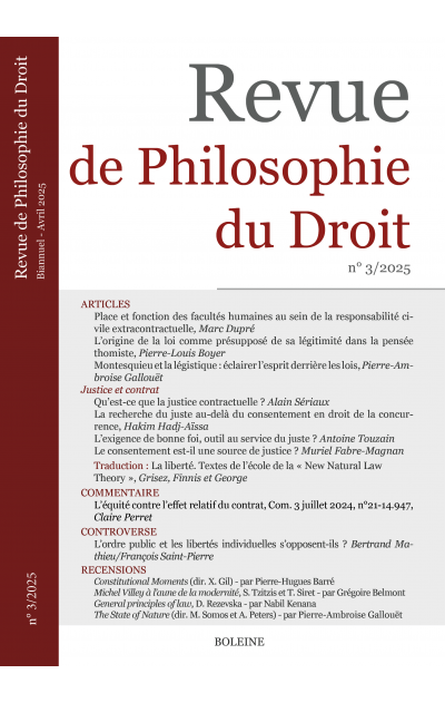 Revue de Philosophie du Droit...
