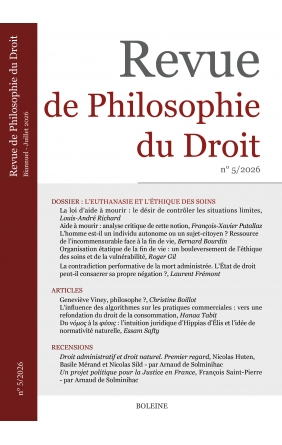 Revue de Philosophie du...