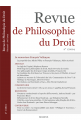 Revue de Philosophie du Droit par numéro
